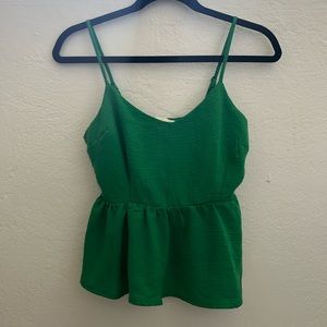 Green Top. Never Used. Size Small (S)